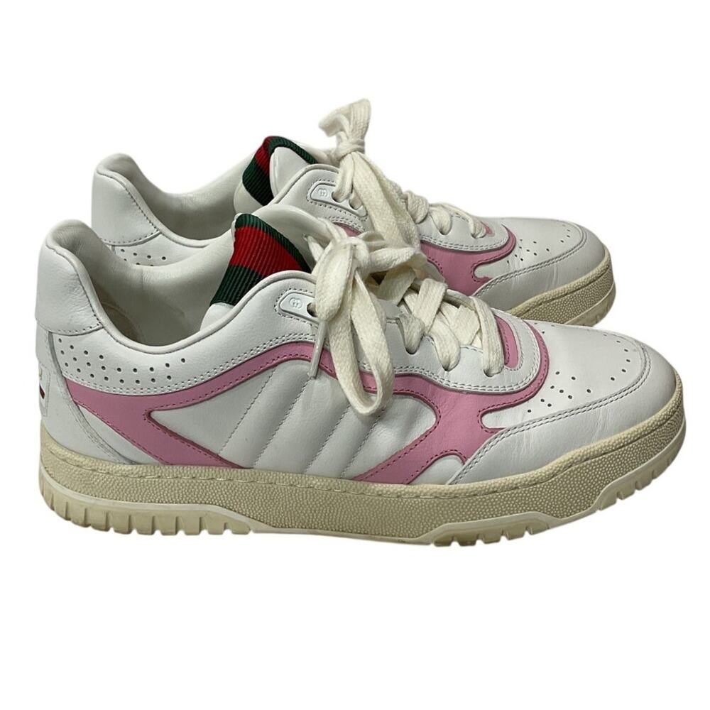 Gucci Retro White Re-Web Sneakers Size 36.5 EU / 6.5 US